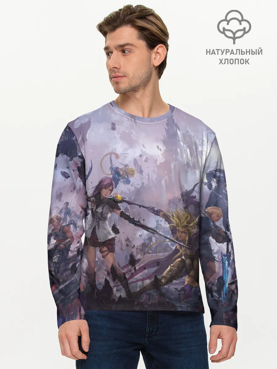 Мужской лонгслив базовый / Final Fantasy