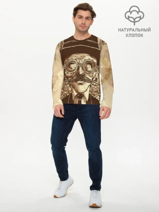 Мужской лонгслив базовый / Стимпанк