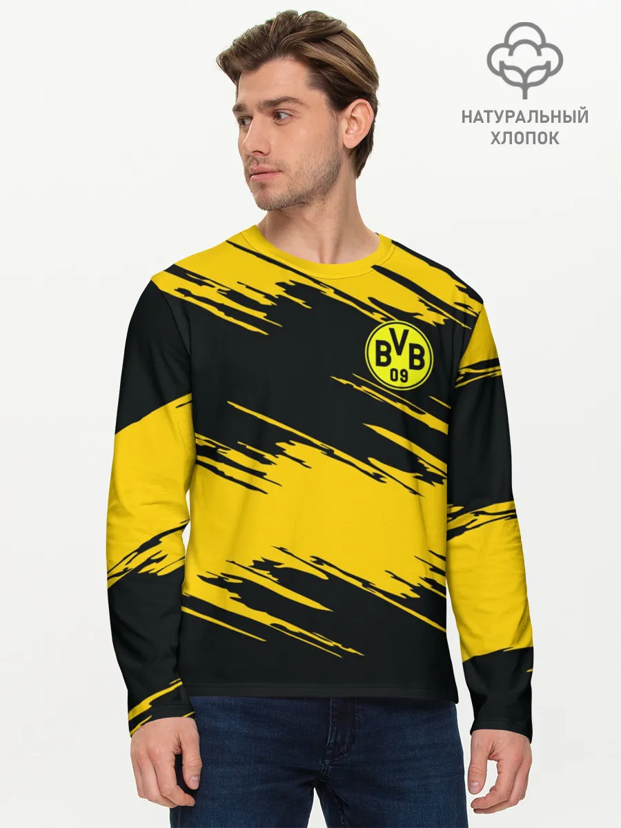 Мужской лонгслив базовый / Боруссия