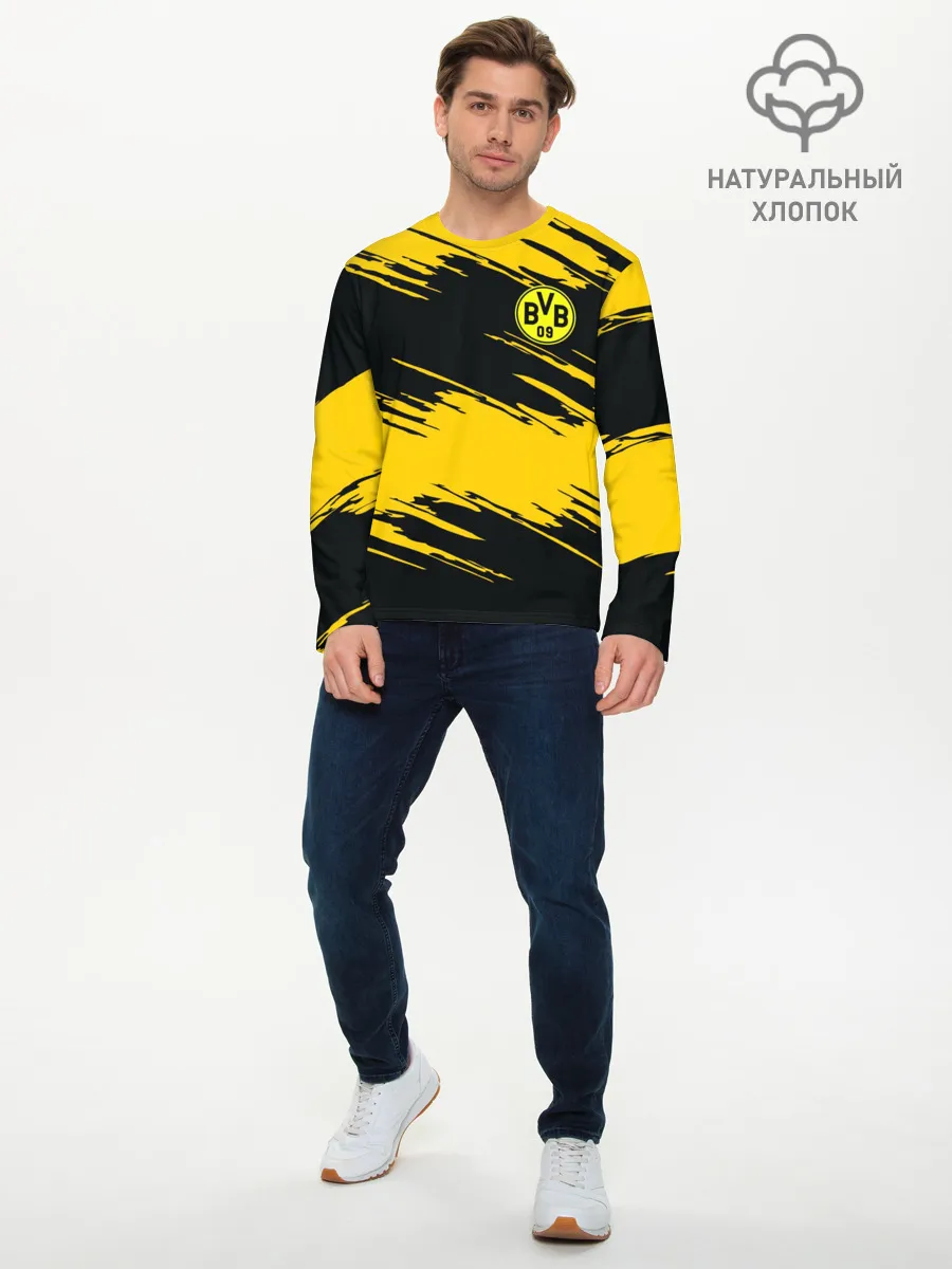 Мужской лонгслив базовый / Боруссия