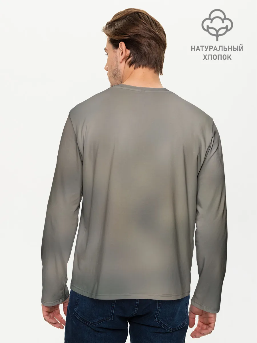 Мужской лонгслив базовый / День победы Рейхстаг