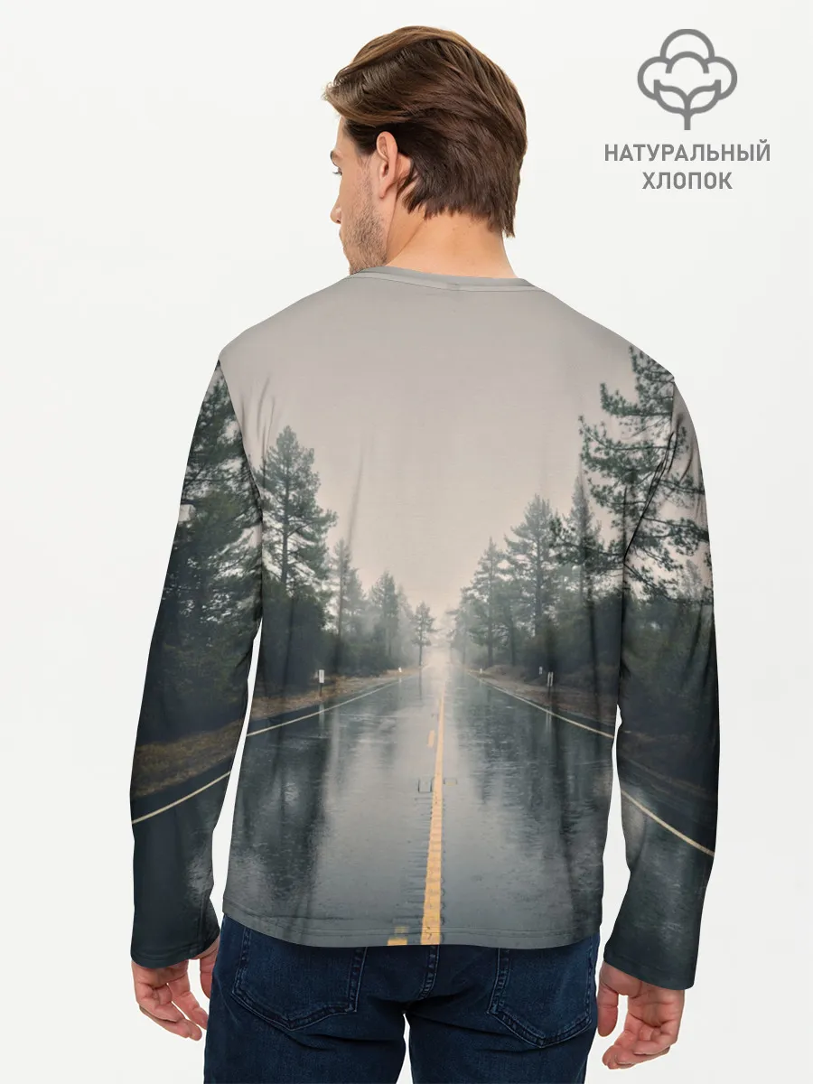 Мужской лонгслив базовый / Life