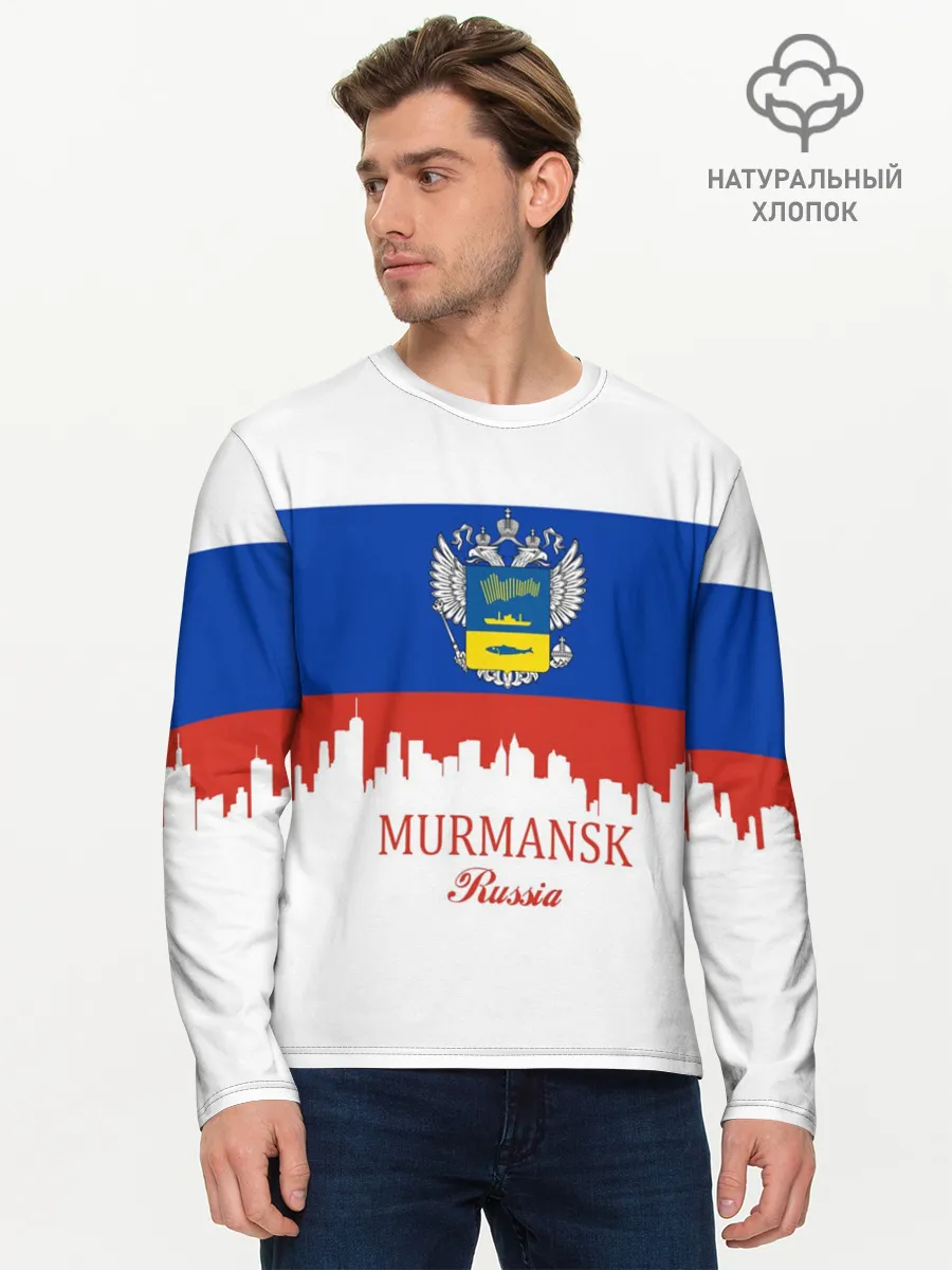 Мужской лонгслив базовый / MURMANSK
