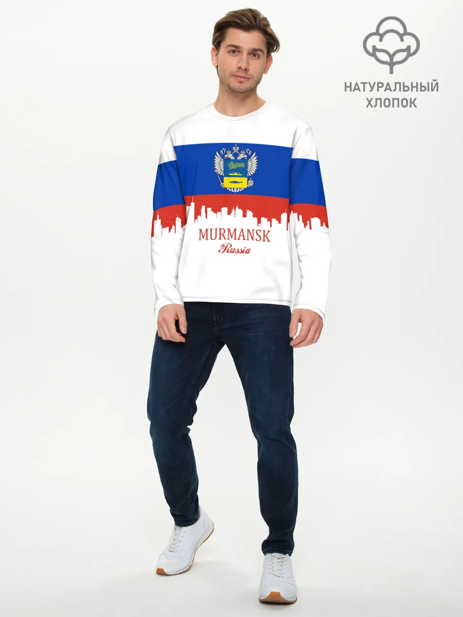Мужской лонгслив базовый / MURMANSK