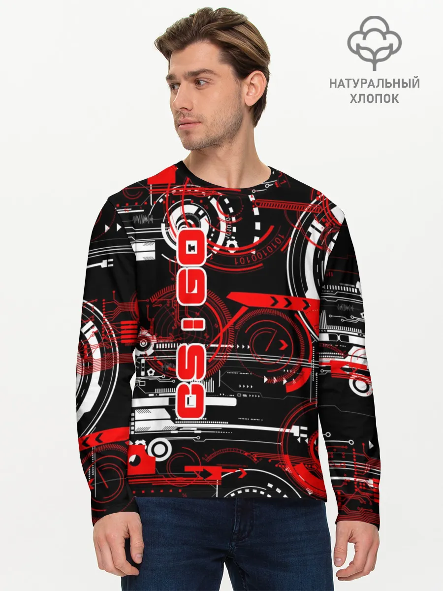 Мужской лонгслив базовый / CS:GO