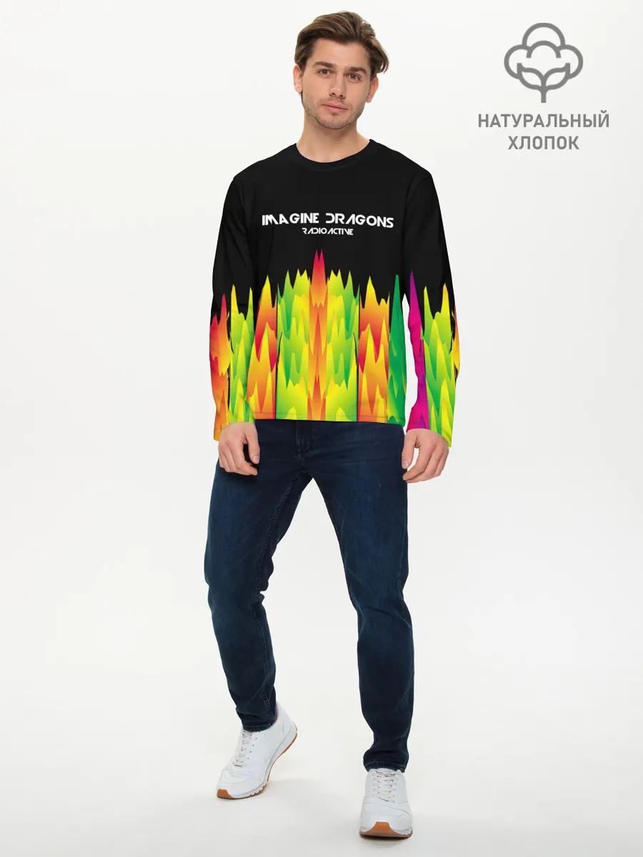 Мужской лонгслив базовый / IMAGINE DRAGONS
