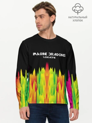 Мужской лонгслив базовый / IMAGINE DRAGONS