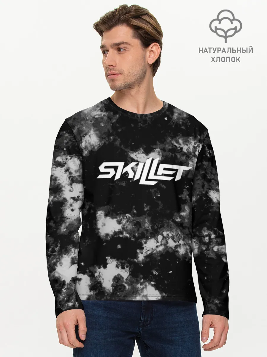 Мужской лонгслив базовый / Skillet