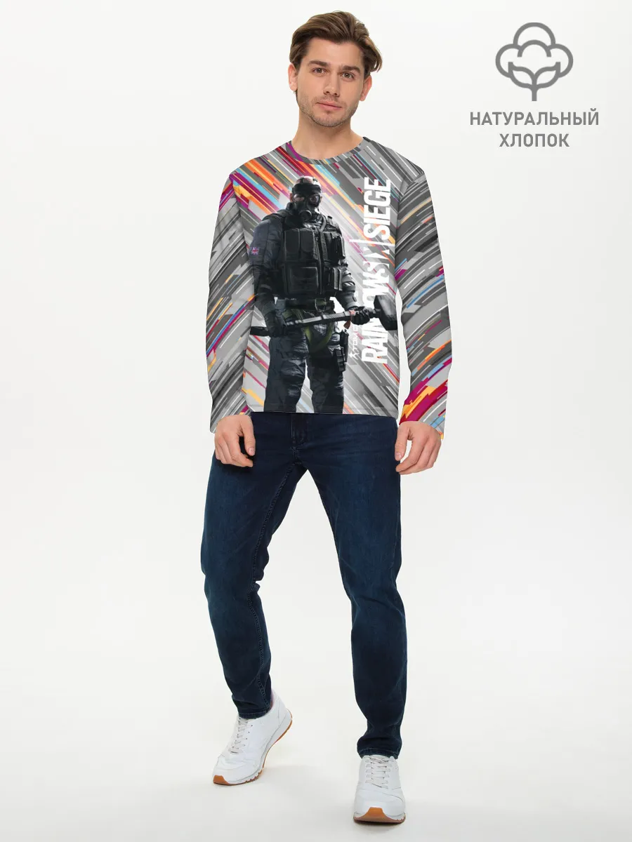 Мужской лонгслив базовый / Rainbow Six Siege