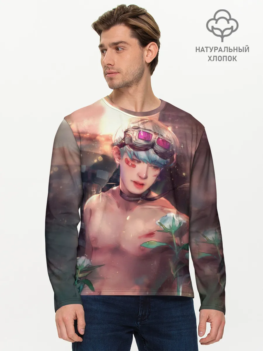 Мужской лонгслив базовый / Wonho_3