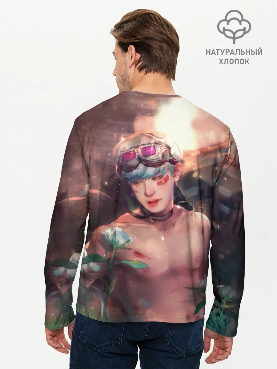 Мужской лонгслив базовый / Wonho_3