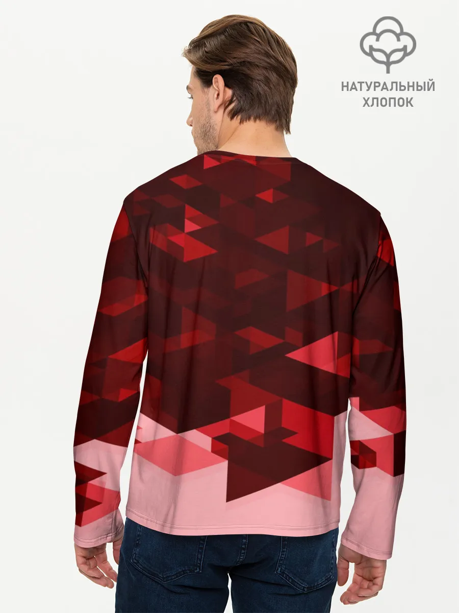 Мужской лонгслив базовый / Manchester United Abstract