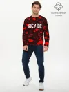 Мужской лонгслив базовый / AC DC
