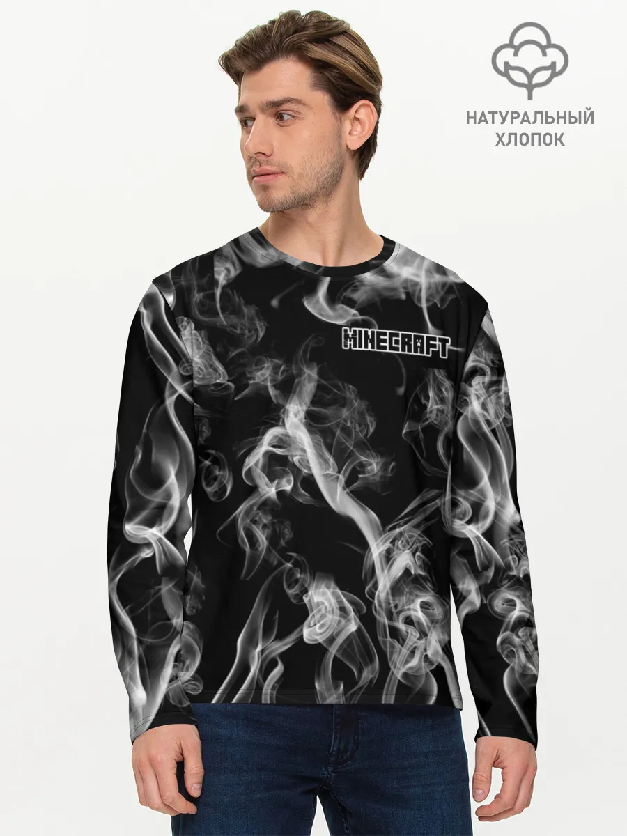 Мужской лонгслив базовый / Minecraft
