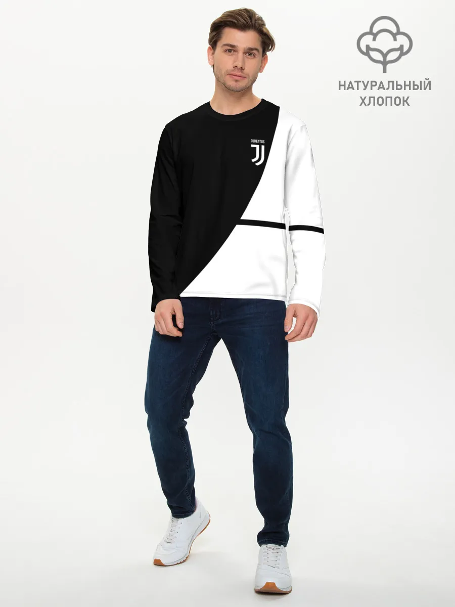 Мужской лонгслив базовый / JUVENTUS / ЮВЕНТУС