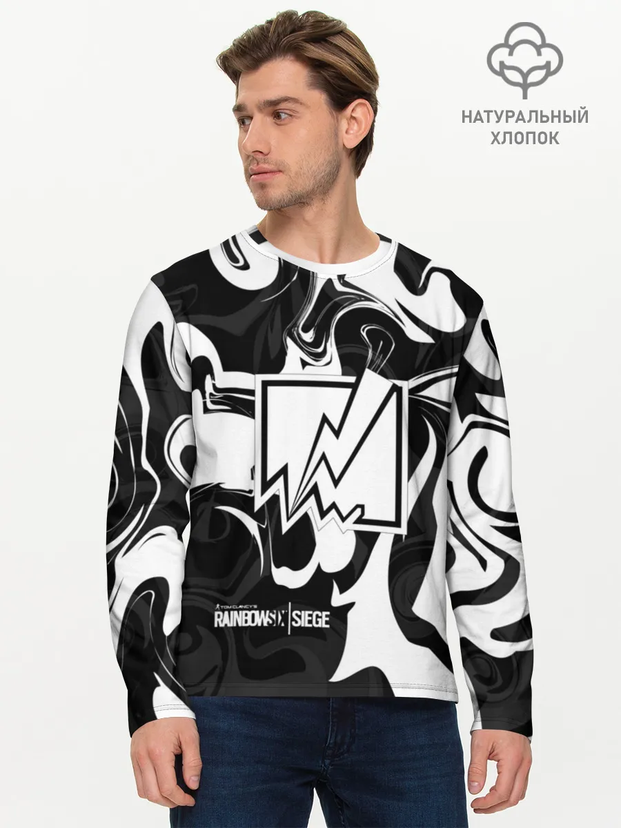 Мужской лонгслив базовый / Rainbow six Siege