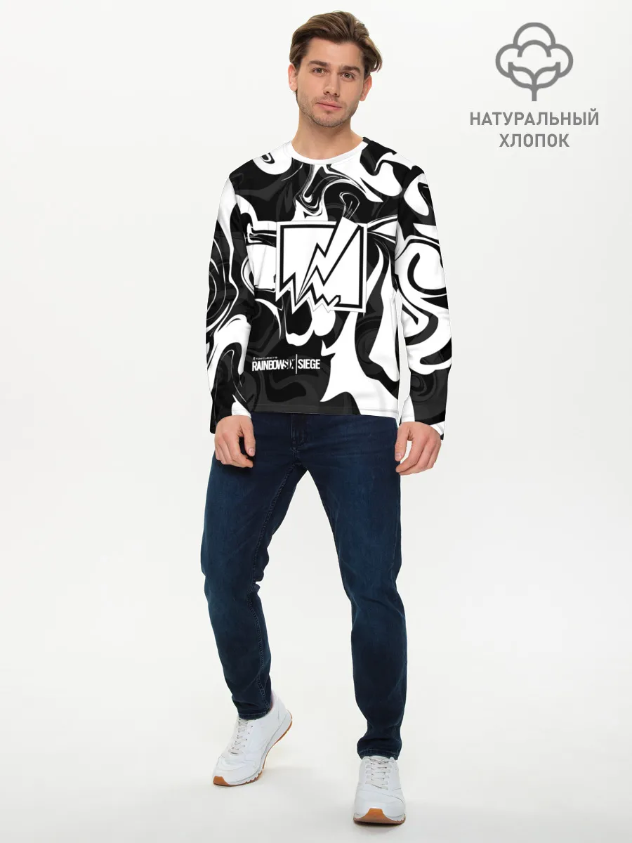 Мужской лонгслив базовый / Rainbow six Siege