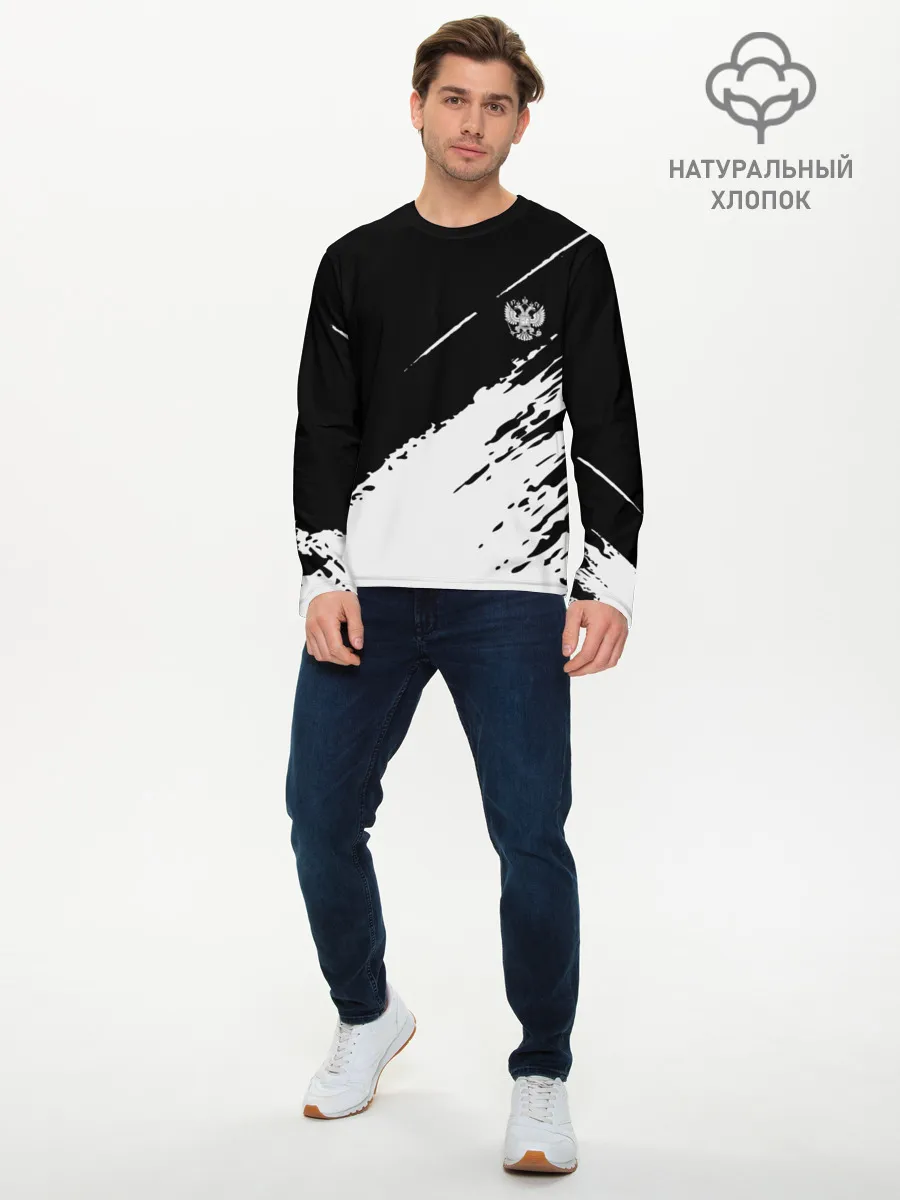 Мужской лонгслив базовый / Russia sport