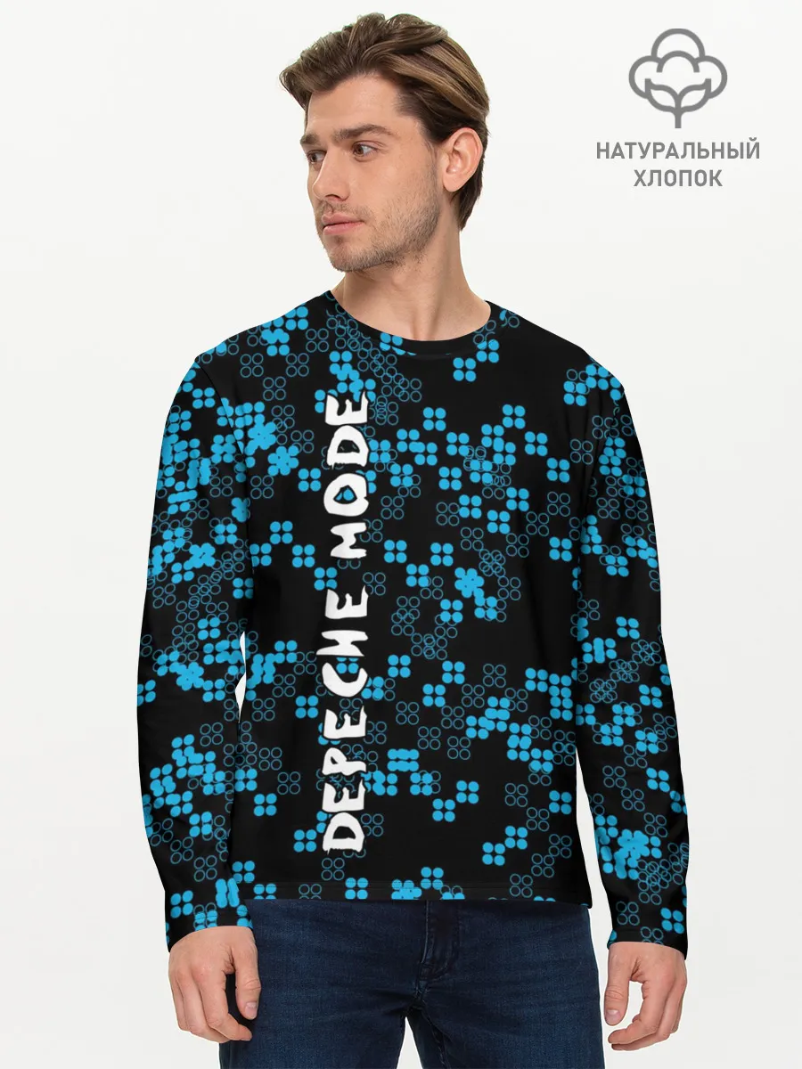 Мужской лонгслив базовый / Depeche Mode