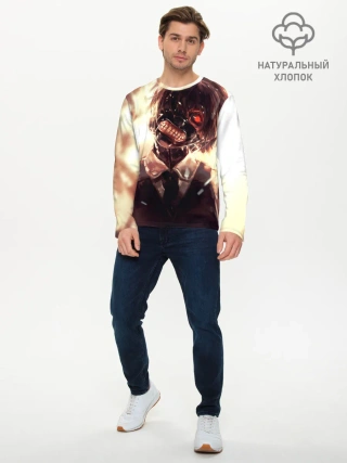 Мужской лонгслив базовый / Tokyo Ghoul