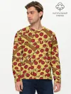 Мужской лонгслив базовый / Pizza