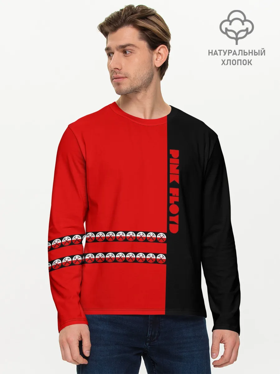 Мужской лонгслив базовый / Pink Floyd