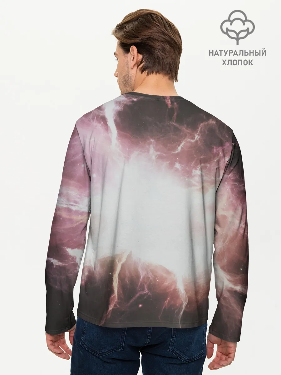 Мужской лонгслив базовый / Пожарный