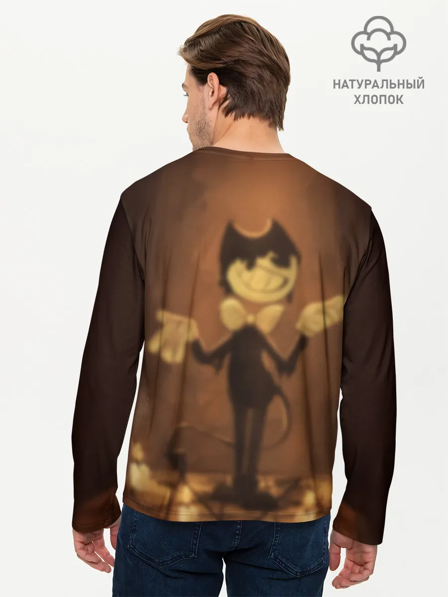 Мужской лонгслив базовый / Bendy and the ink machine