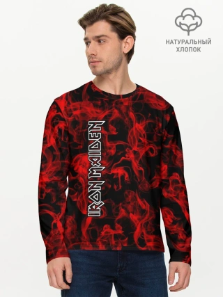 Мужской лонгслив базовый / Iron Maiden