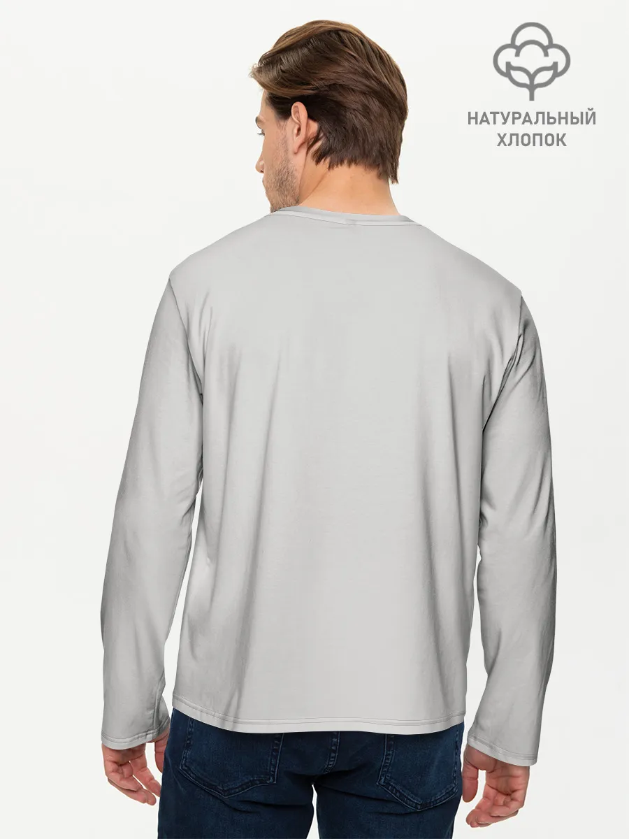 Мужской лонгслив базовый / Пожарный