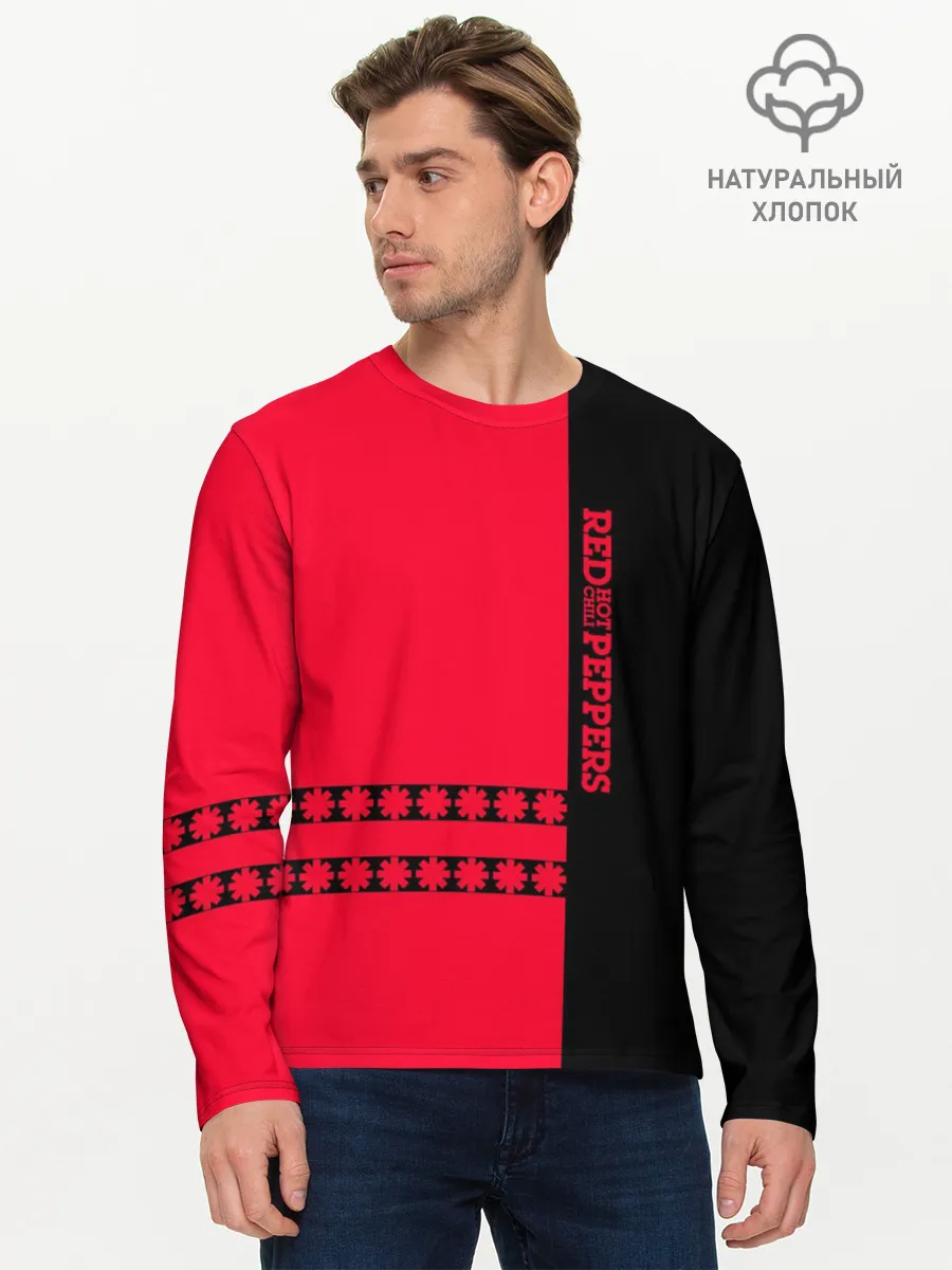 Мужской лонгслив базовый / Red Hot Chili Peppers