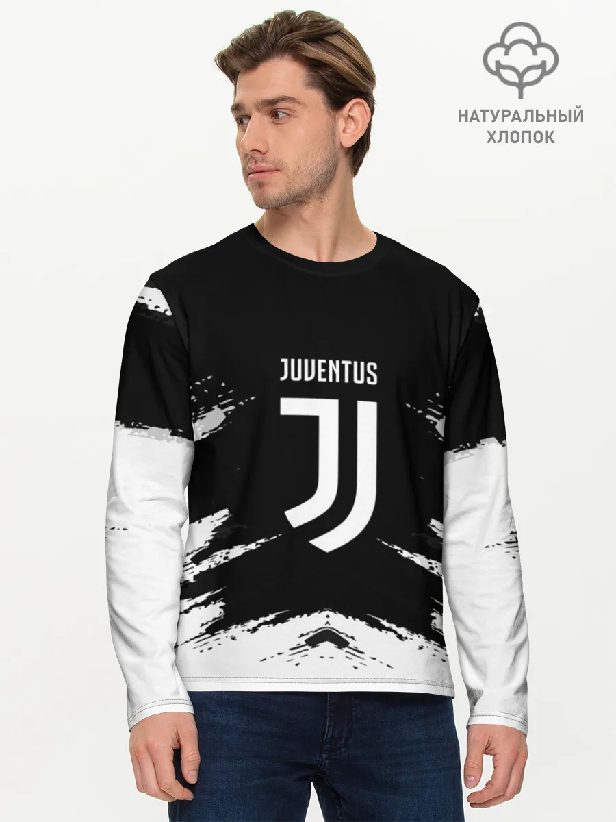 Мужской лонгслив базовый / JUVENTUS
