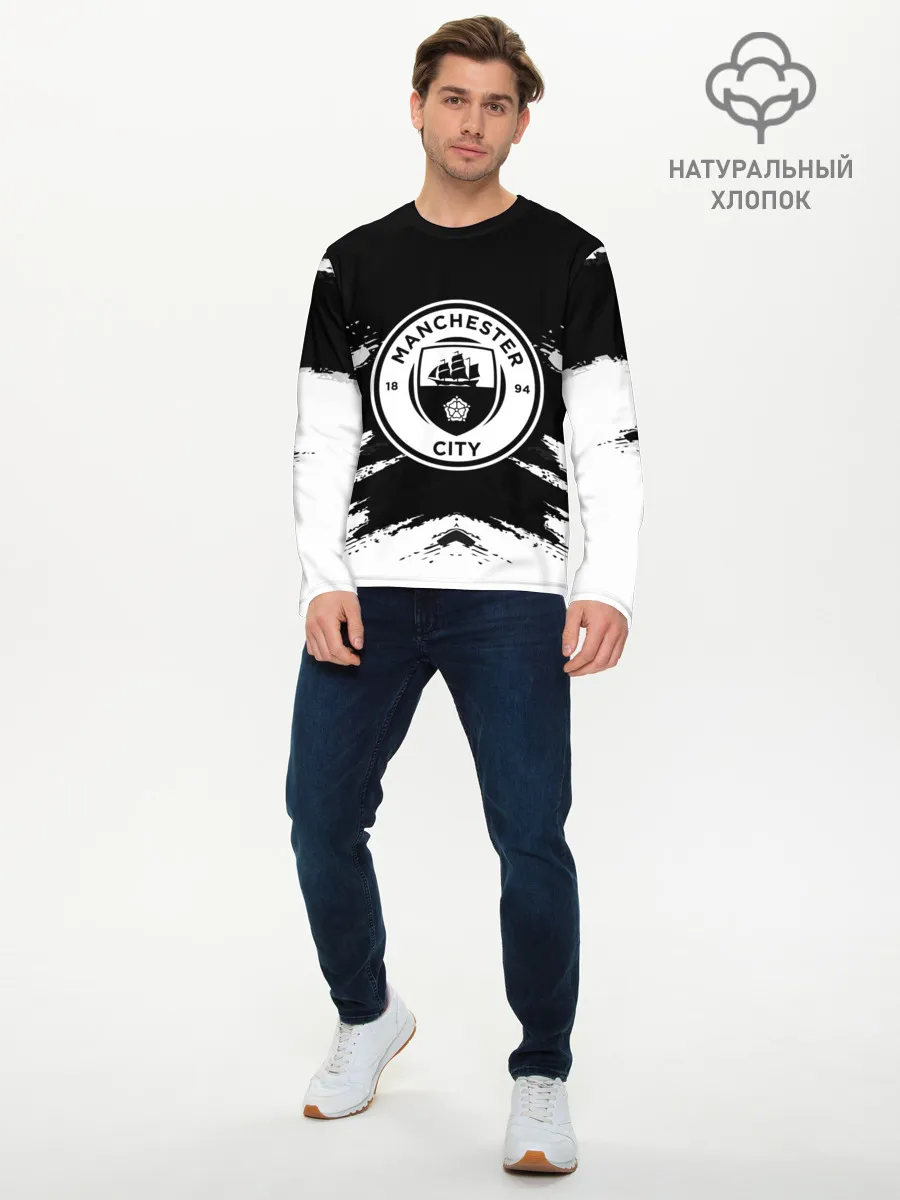 Мужской лонгслив базовый / MANCHESTER CITY