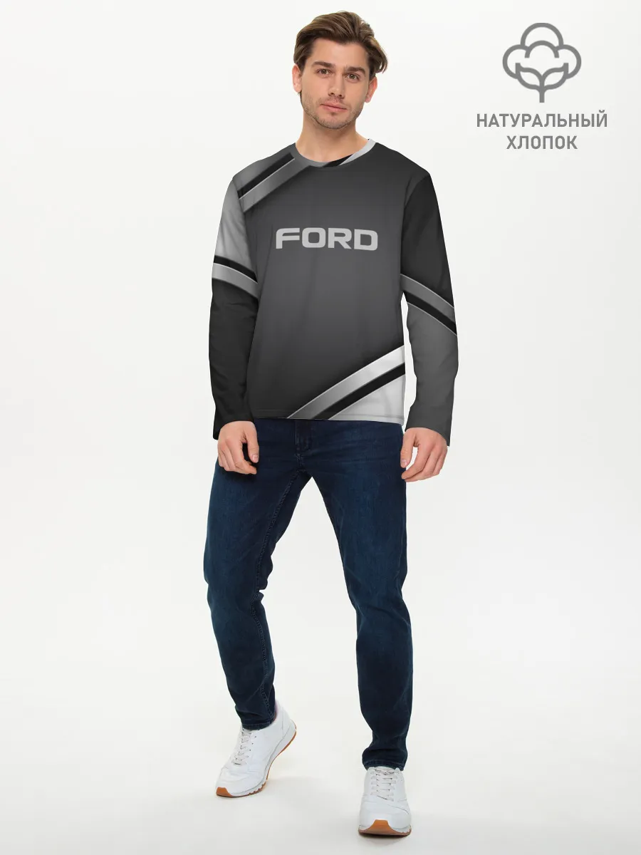 Мужской лонгслив базовый / Ford