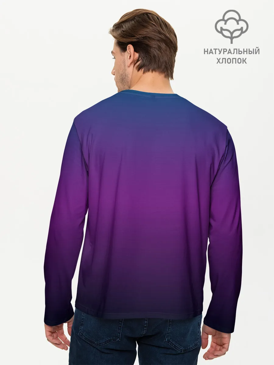 Мужской лонгслив базовый / Ретро 80е