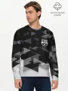 Мужской лонгслив базовый / Barcelona Geometry Sport