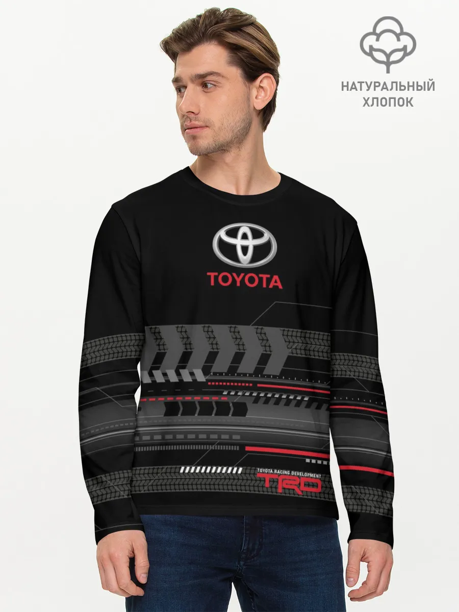 Мужской лонгслив базовый / Toyota 1