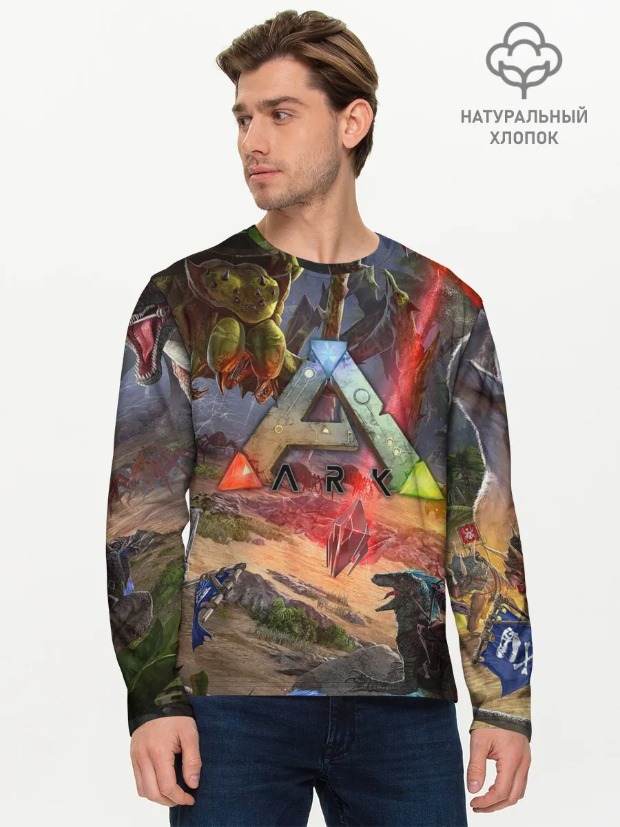 Мужской лонгслив базовый / Ark: Survival Evolved