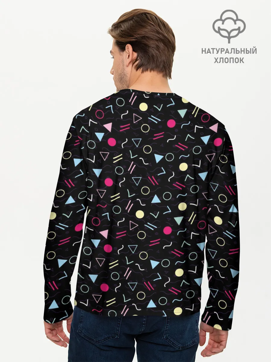 Мужской лонгслив базовый / 80 Battaries