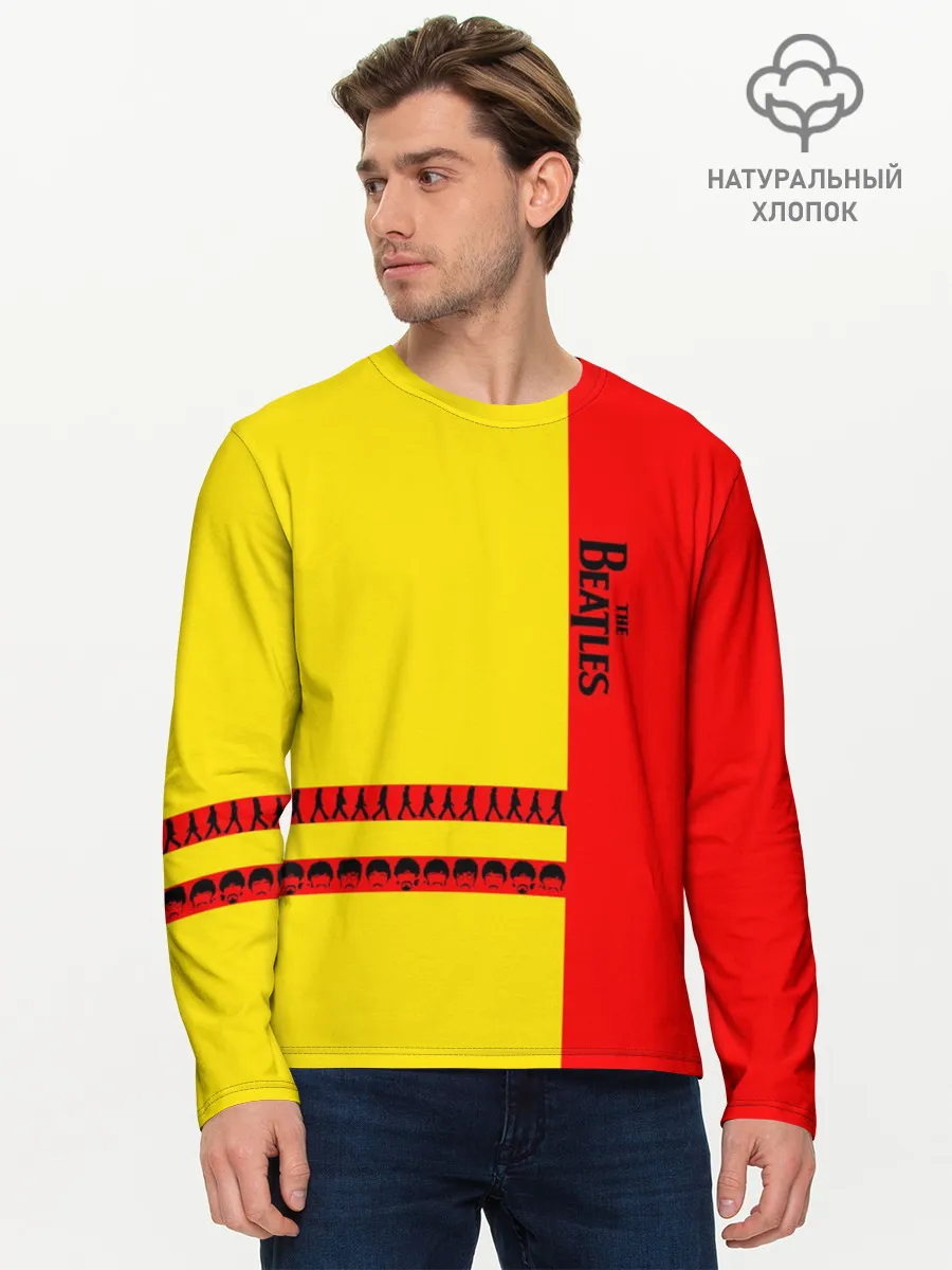 Мужской лонгслив базовый / The Beatles