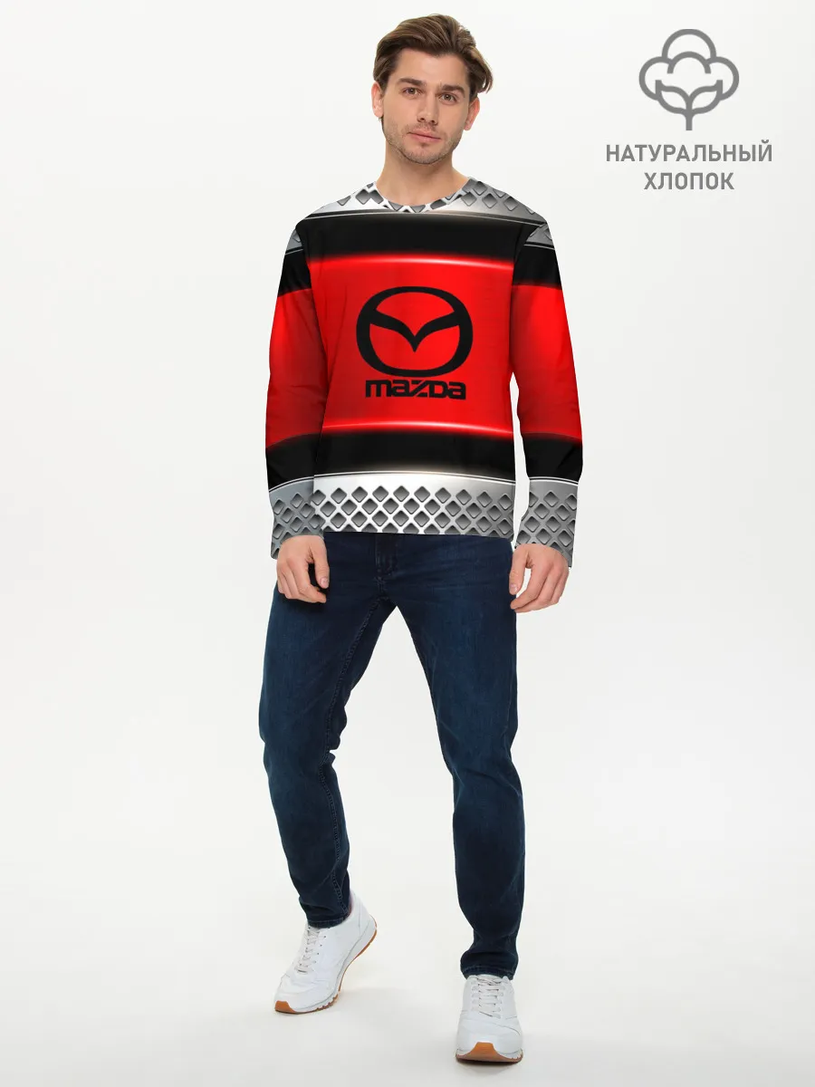 Мужской лонгслив базовый / MAZDA
