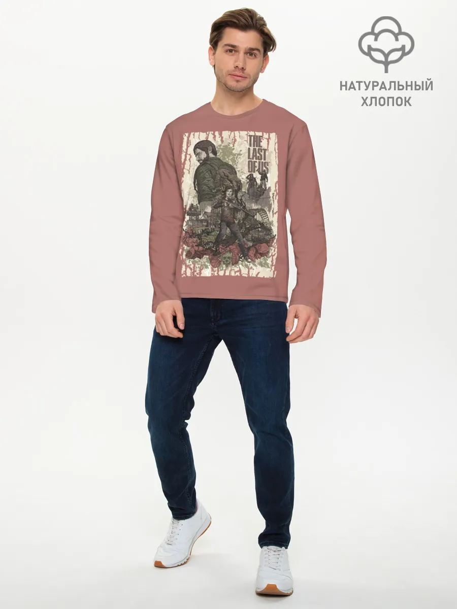 Мужской лонгслив базовый / The Last of Us_3