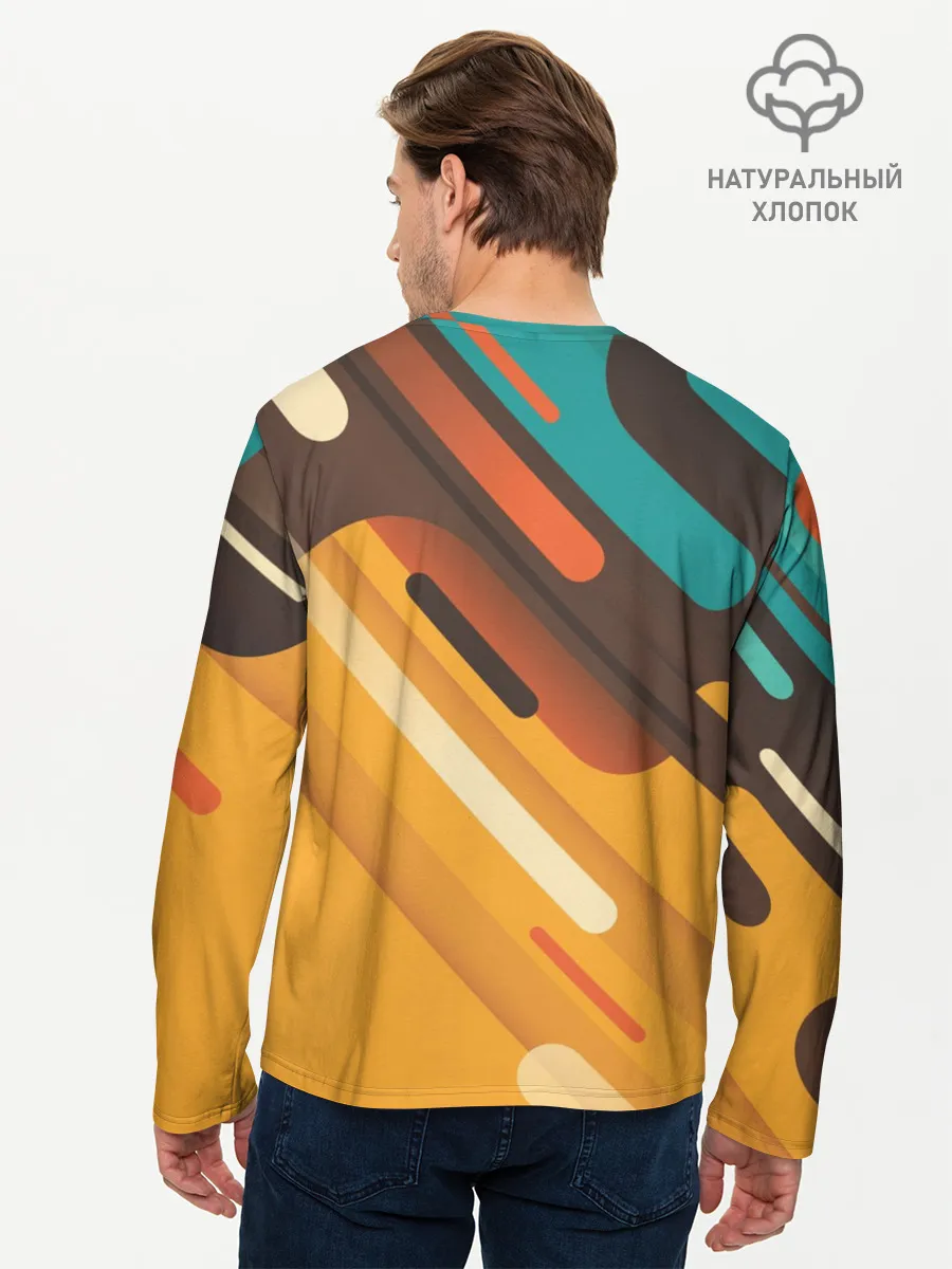 Мужской лонгслив базовый / Распальцовка music