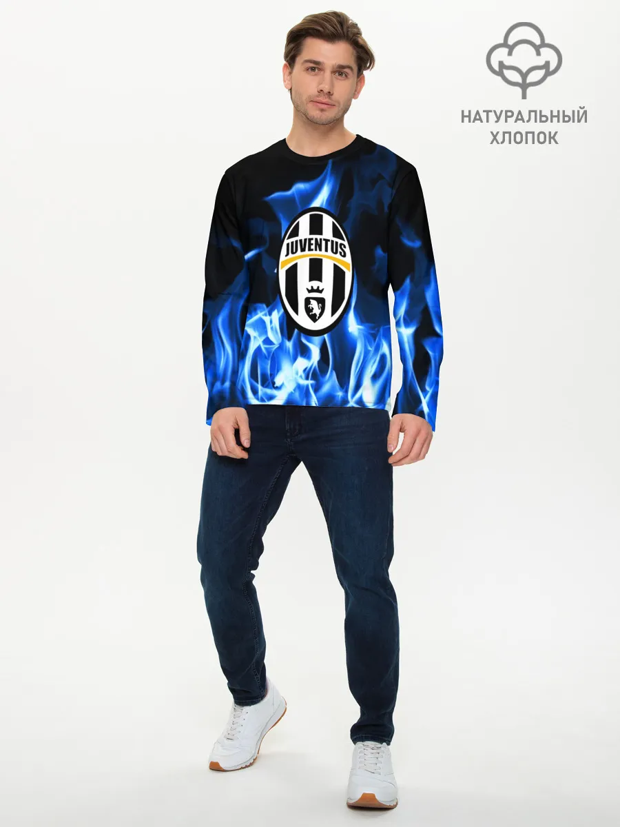 Мужской лонгслив базовый / JUVENTUS