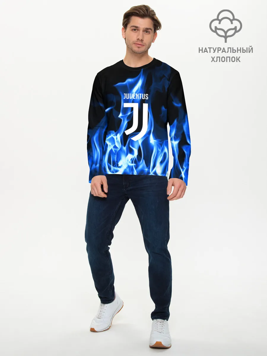 Мужской лонгслив базовый / JUVENTUS