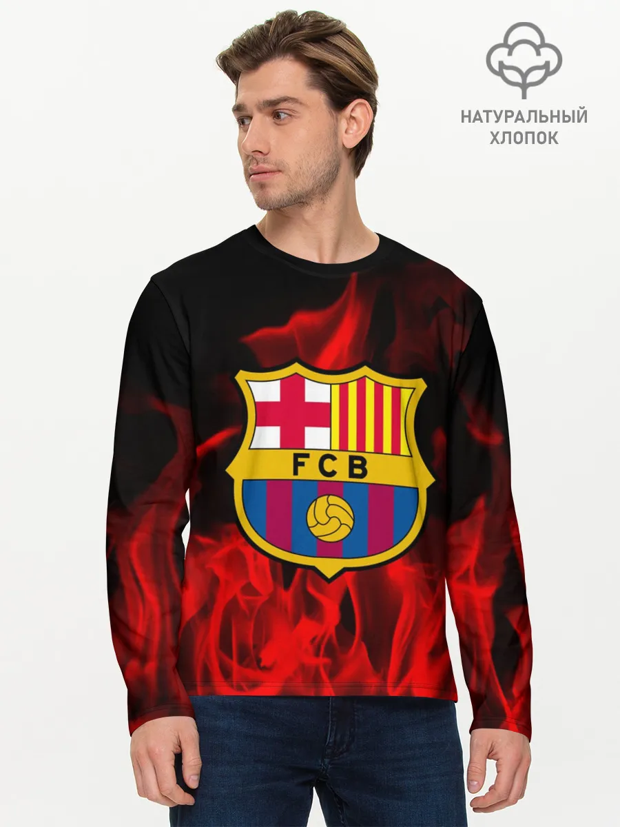 Мужской лонгслив базовый / BARCELONA SPORT