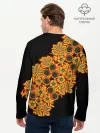 Мужской лонгслив базовый / Славянский орнамент
