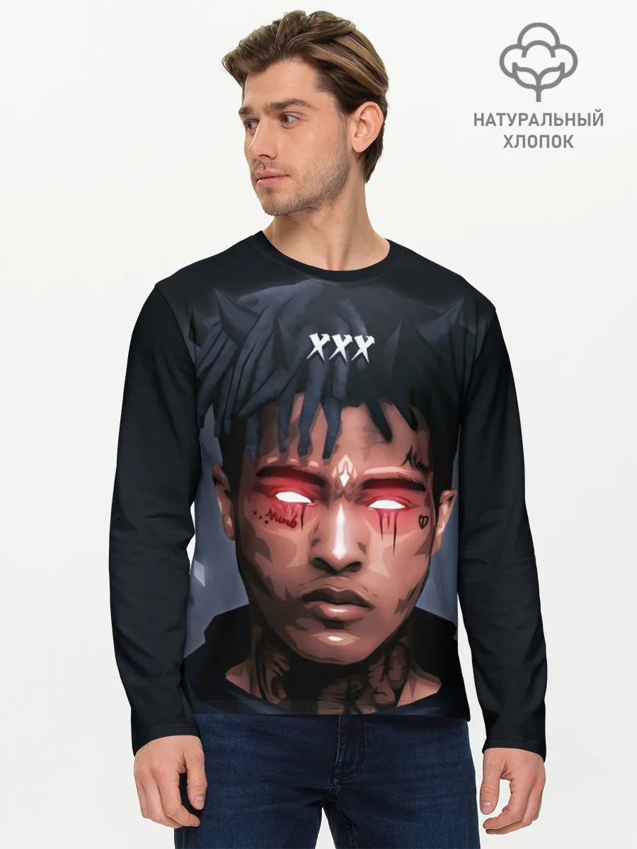 Мужской лонгслив базовый / XXXtentacion