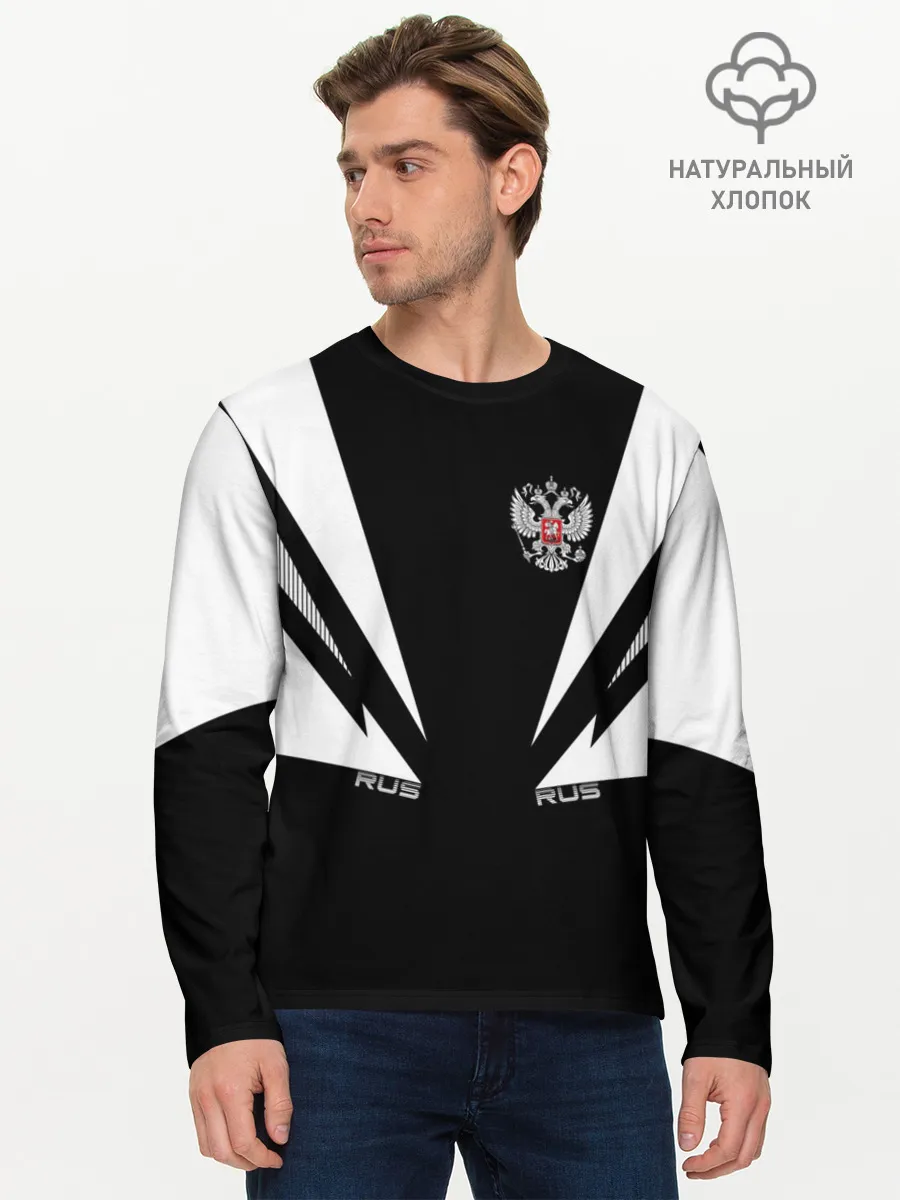 Мужской лонгслив базовый / Россия