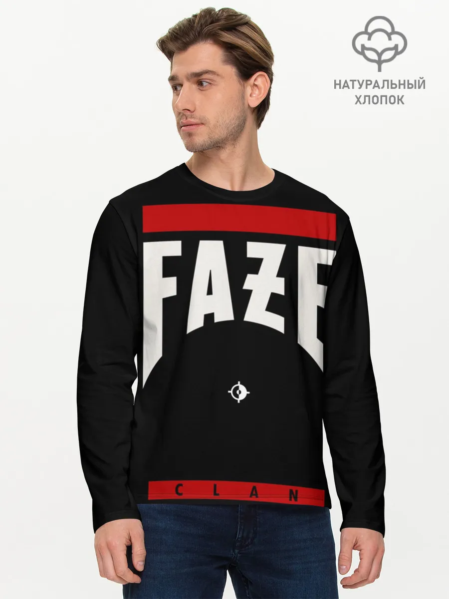 Мужской лонгслив базовый / Faze Clan